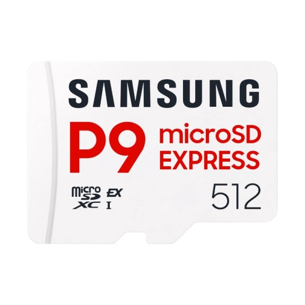 Samsung P9 Tarjeta Micro Sdxc Express 512Gb Uhs-I V30 A1 800Mbs