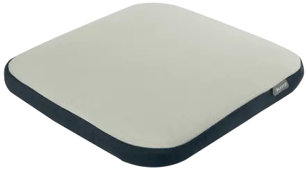 Leitz Ergo Active Wobble Cojin De Asiento Hinchable Con Funda Gris Claro - Con Certificacion Igr - Mejora La Circulacion Y Alivia La Presion En La Columna - Color Gris Oscuro